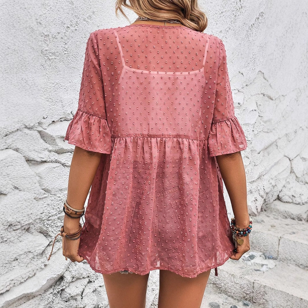 Dame Boho-Chic Let Kimono Jakke Stilla