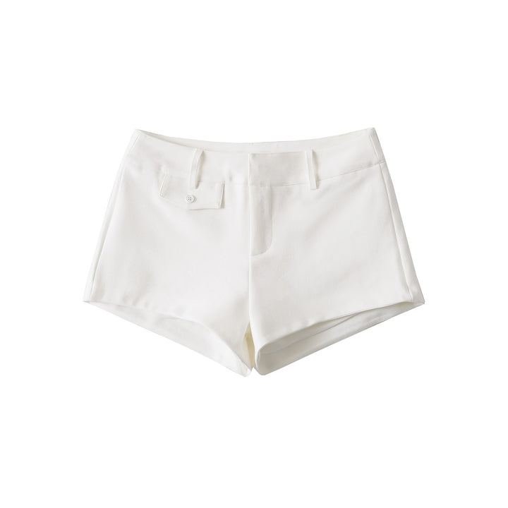 Dame elegante fritidsshorts i minimalistisk design med høj kvalitetsstof og strækbart bånd Stilla