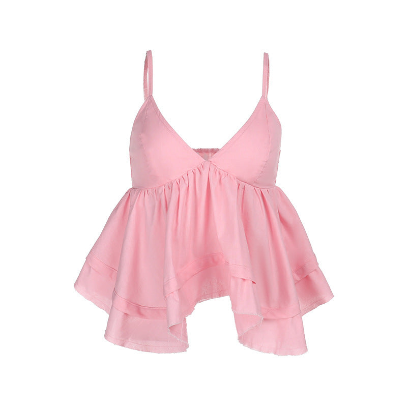 Dame elegant udvidet Peplum-bluse Stilla