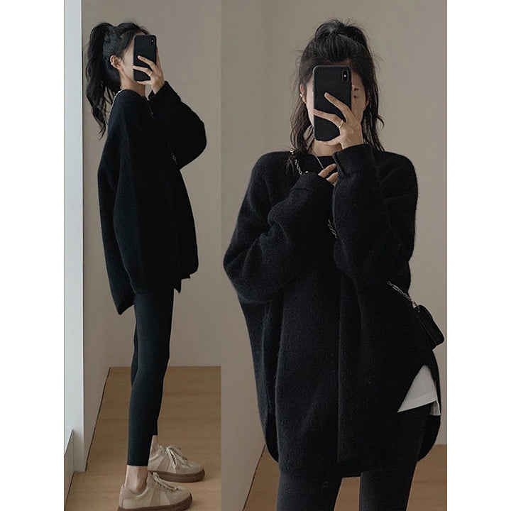 Femme Oversized Blød Strikpullover Stilla