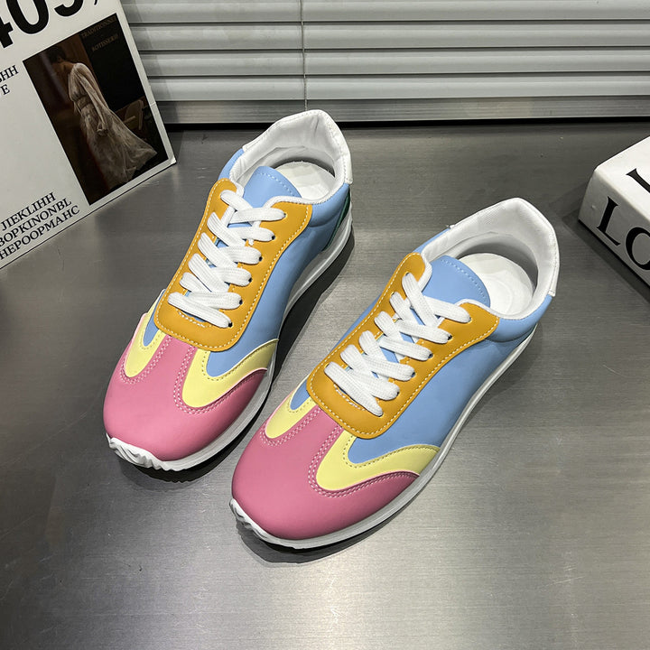 Dame mode Sneakers med farverige accenter og åndbart overmateriale Stilla