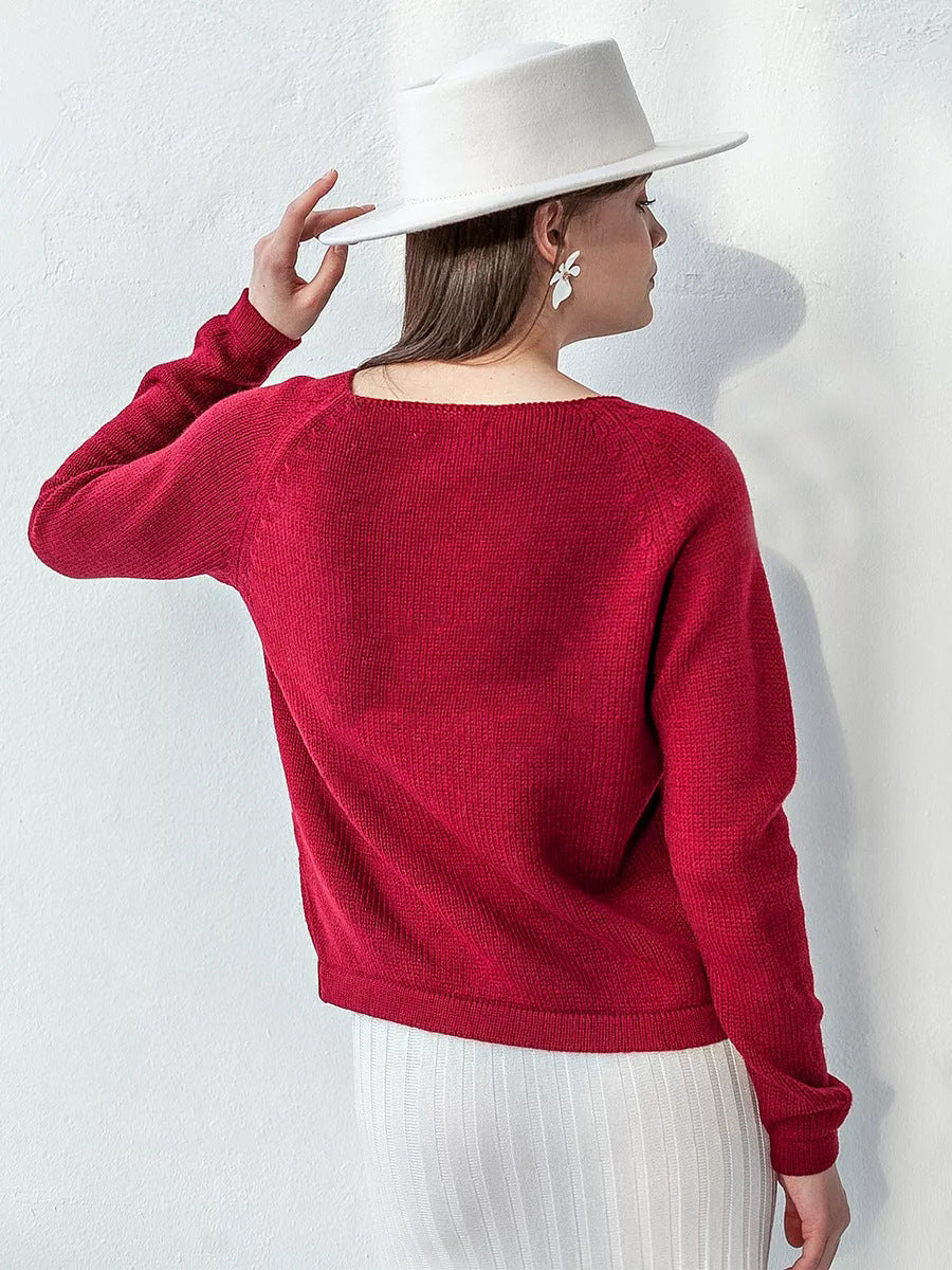 Dame fin strikpullover med struktureret ribdesign og høj krave Stilla