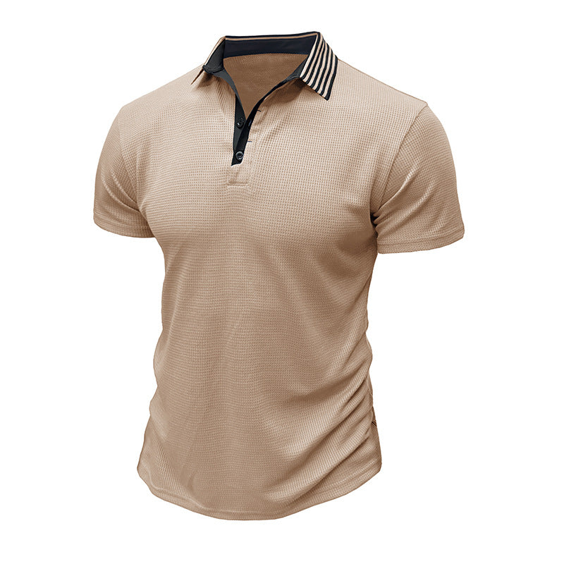 Herrer polo shirt med struktureret design og åndbare egenskaber Stilla