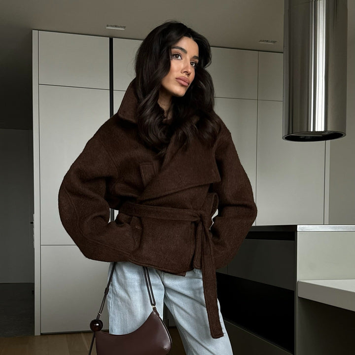 Damer fashionable og varm wrap jakke Stilla