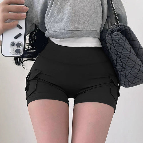 Dame Sporty Shorts med praktiske sidelommer og elastisk talje Skovae