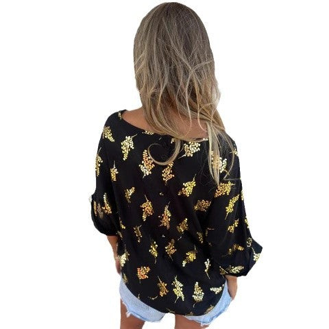 Dame Let bluse med pailletdetaljer Stilla