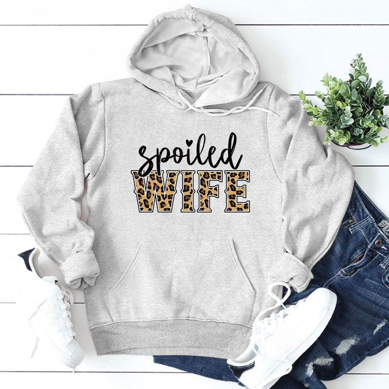 Kvinders hoodie med kreativ og elegant skrift Stilla