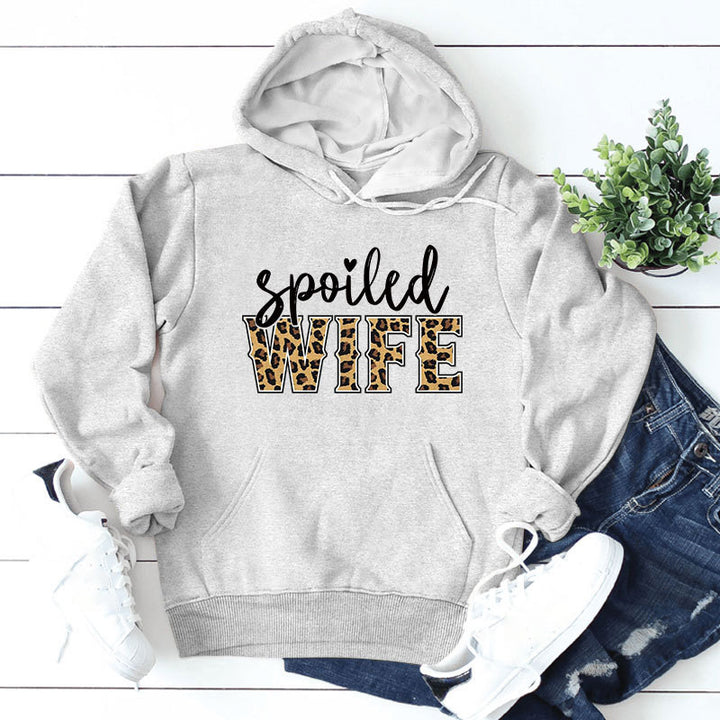 Kvinders hoodie med kreativ og elegant skrift Stilla