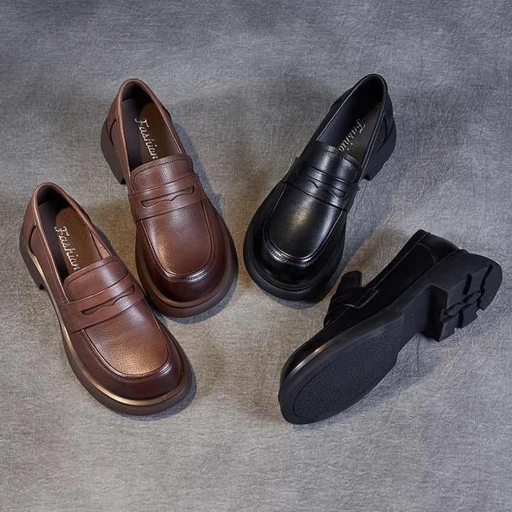 Dame Elegant Slip-on med Chunky-Sål Stilla
