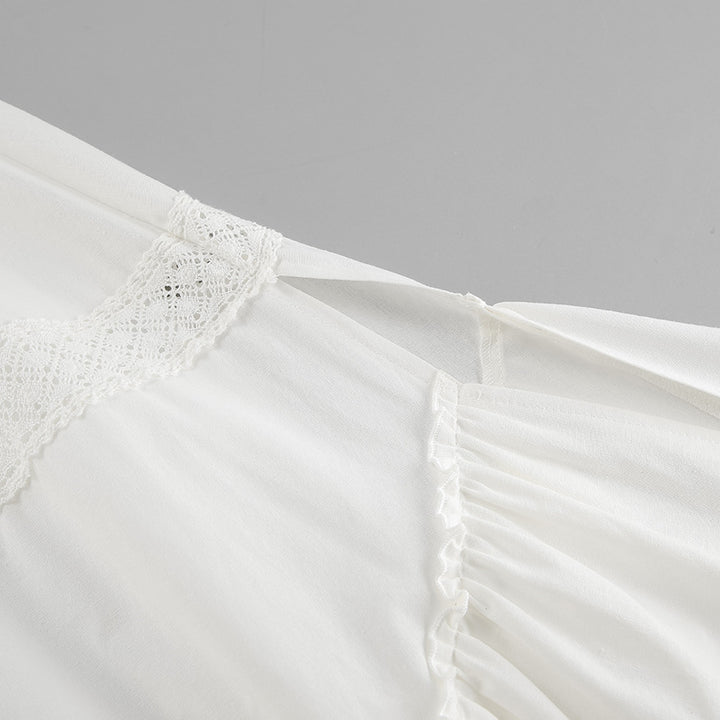 Dame sæt bestående af crop top og maxi nederdel med flæsedetaljer Stilla