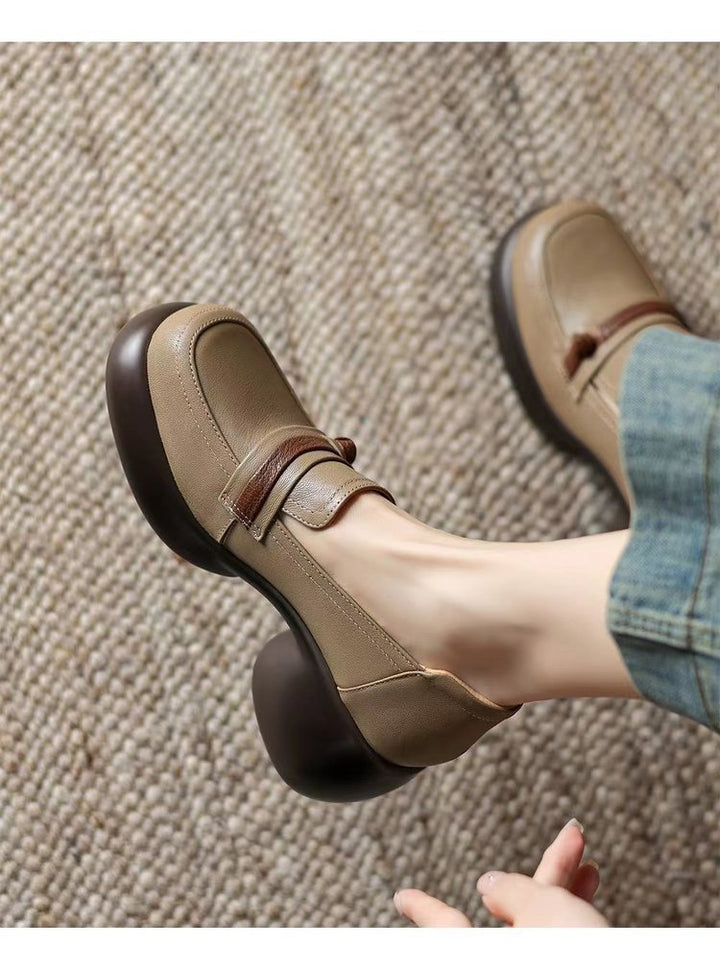 Dame elegante clogs med stilfuldt remdetalje og komfortabel blokhælhæl Stilla