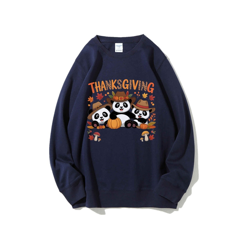 Kvinders sweatshirt med sjovt dyre design og efterårsmotív Stilla