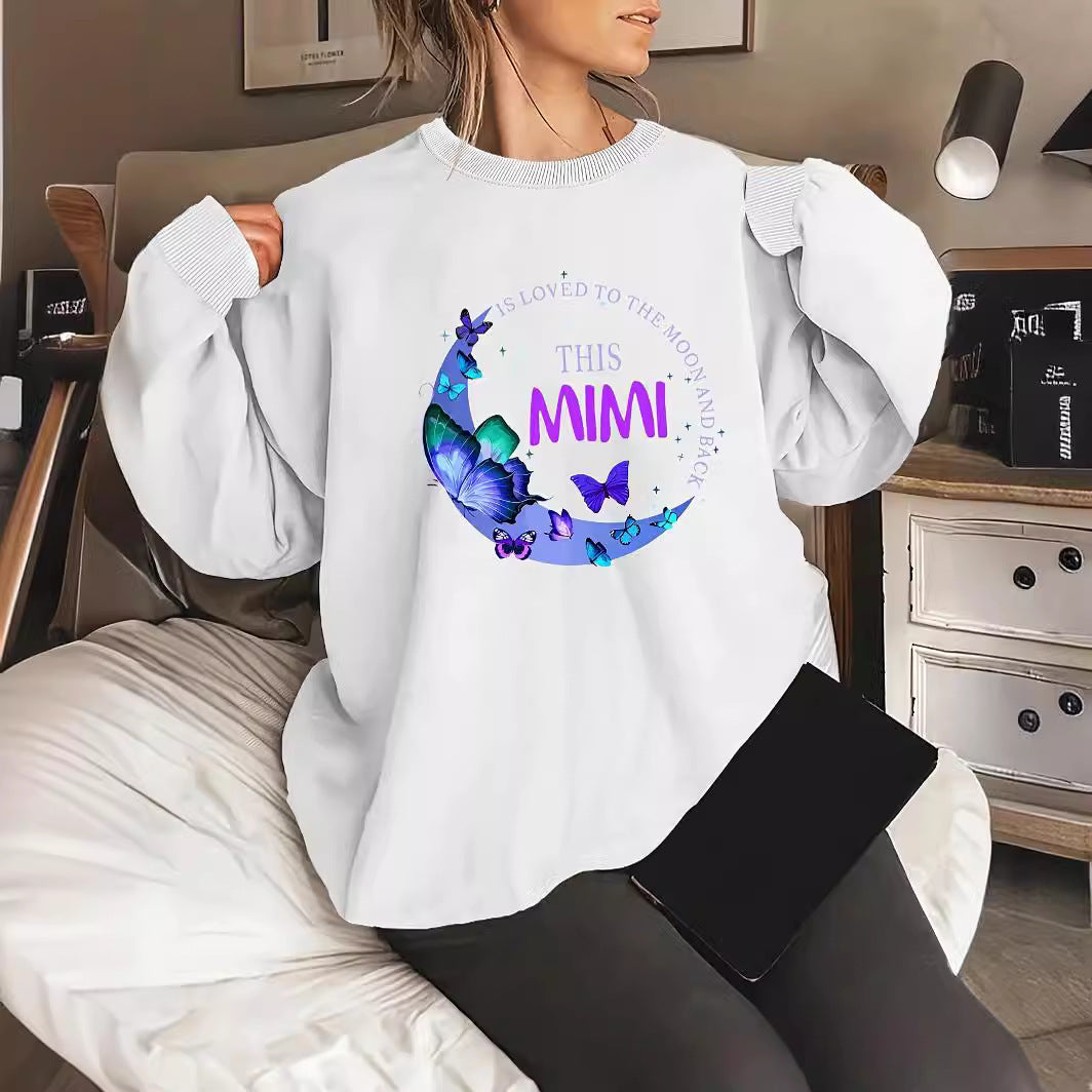 Kvinders Grafisk Sweatshirt Stilla