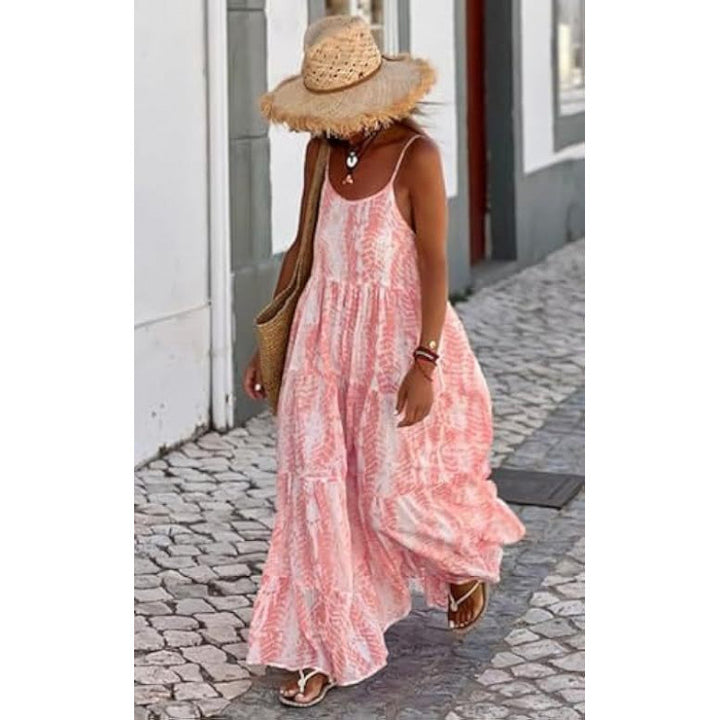 Dame Bohemian Trin Maxi Kjole Stilla