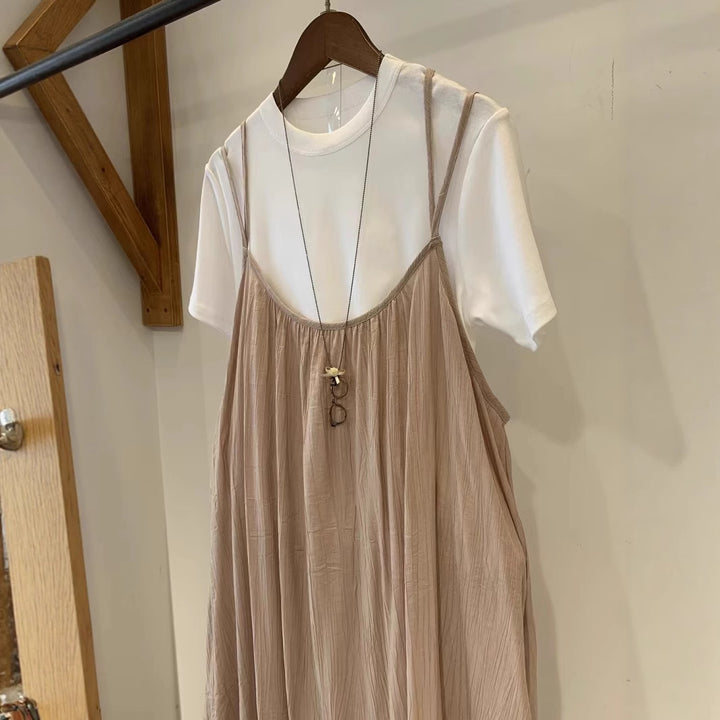 Femme Justerbar Slip-Maxikjole Stilla
