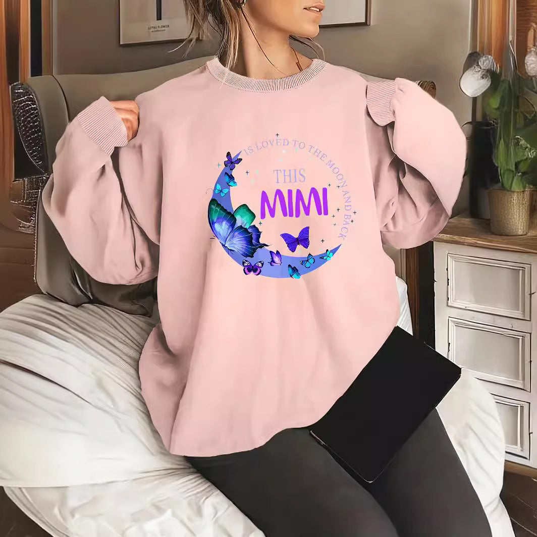 Kvinders Grafisk Sweatshirt Stilla
