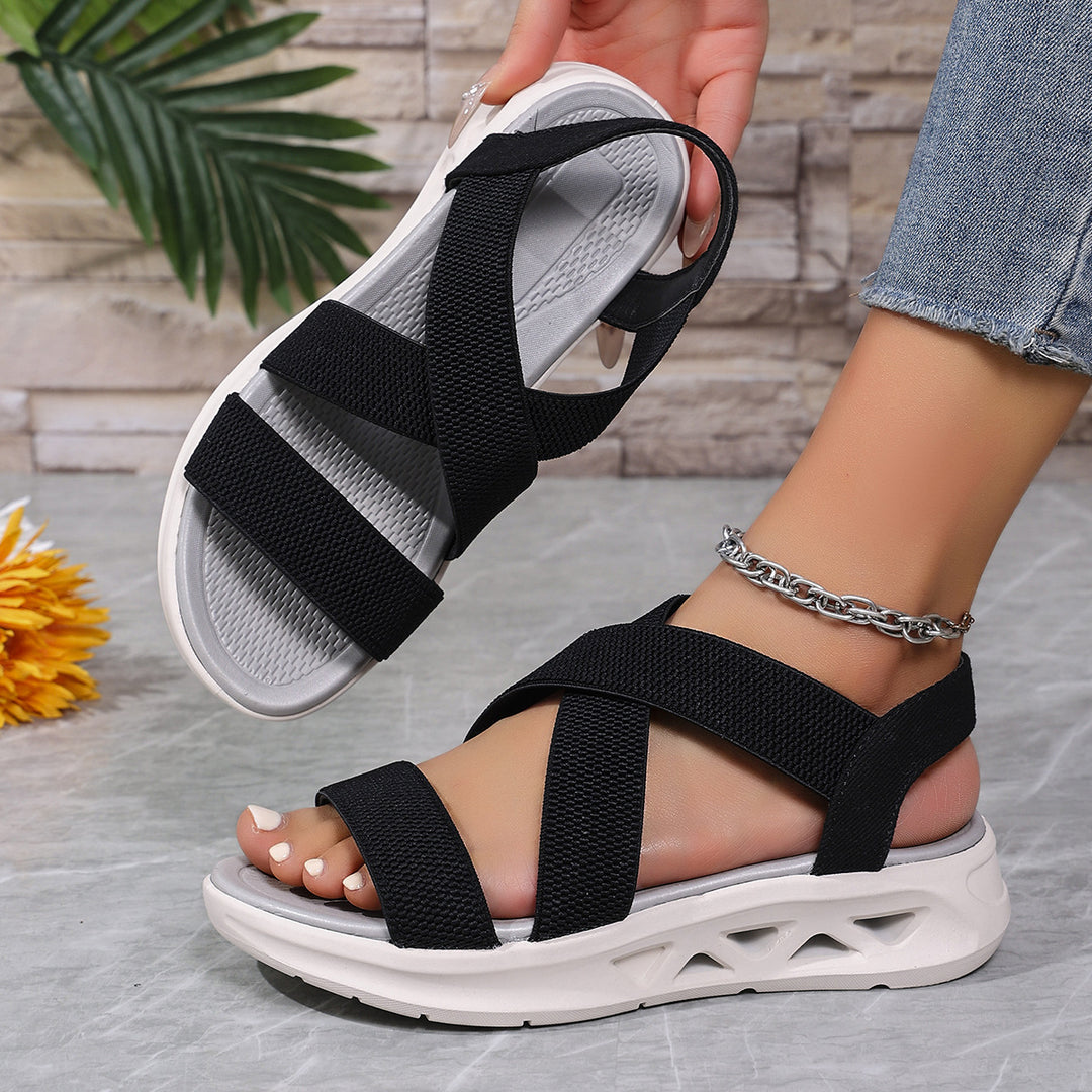 Dame Sportliche Sandaler med justerbart remsystem og luftig sål Stilla
