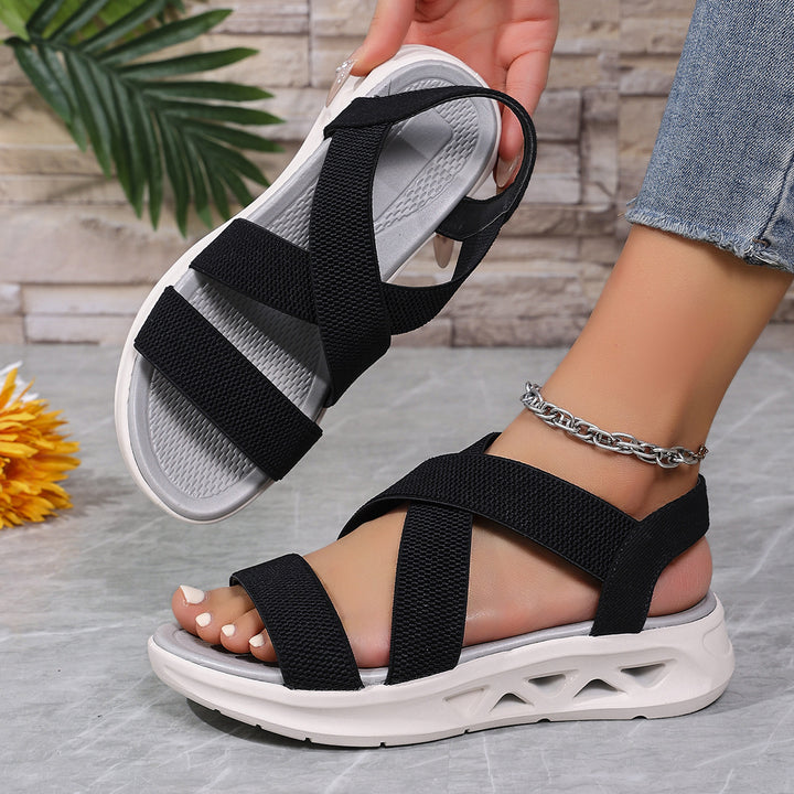 Dame Sportliche Sandaler med justerbart remsystem og luftig sål Stilla