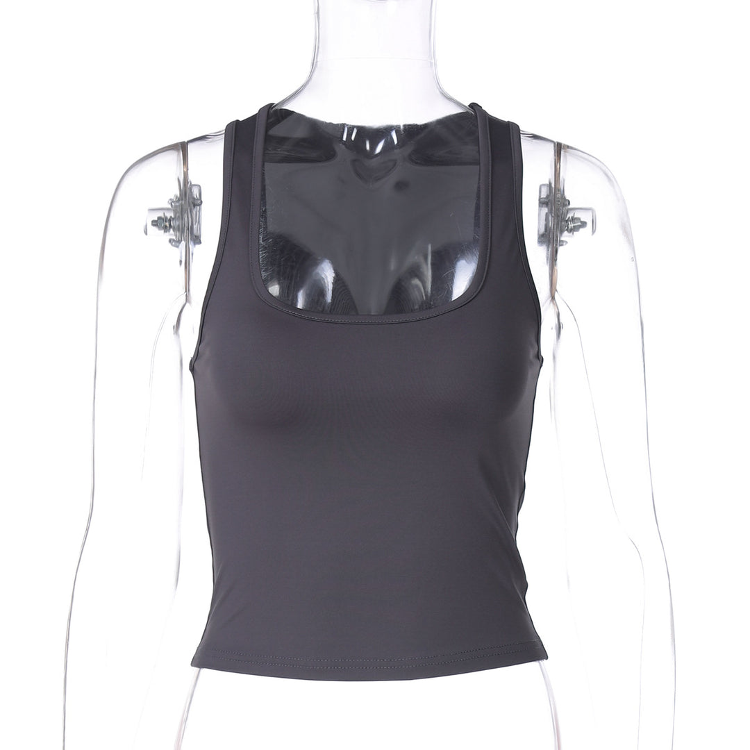 Dame Sporty tanktop med brede stropper Skovae