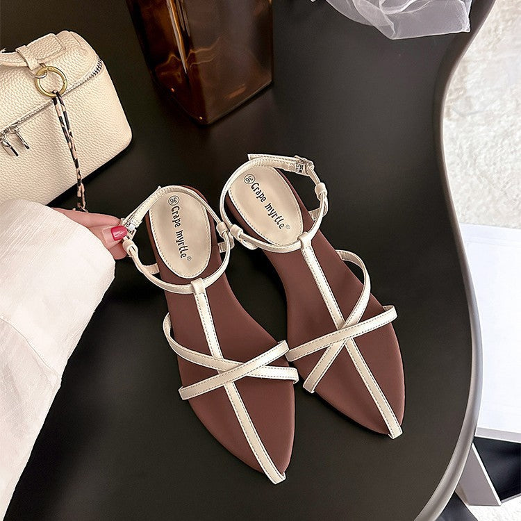 Dame Elegant Rem Sandaler Stilla