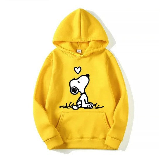 Kvinders hoodie med sød Snoopy motiv Skovae