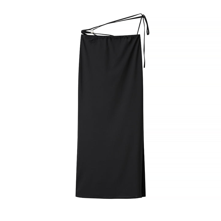 Femme Off-Shoulder Ruffle To-delt Maxi Kjole Sæt Stilla