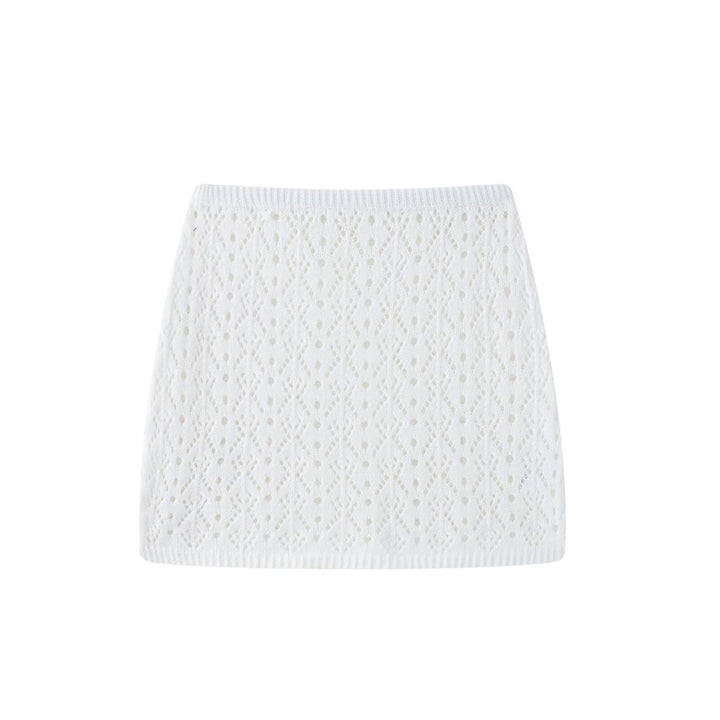 Femme Strikstruktur Mini Nederdel Stilla