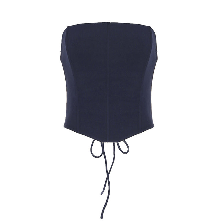 Damen Bustier mit animalischem Druck und figurformendem Schnitt Skovae