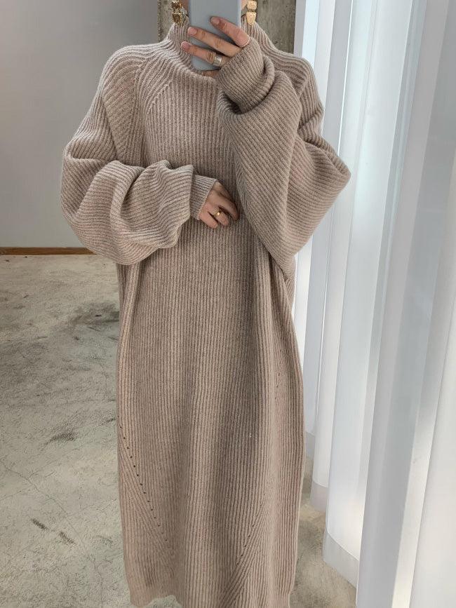 Stilla | Casual Kjole Med Rullekrave
