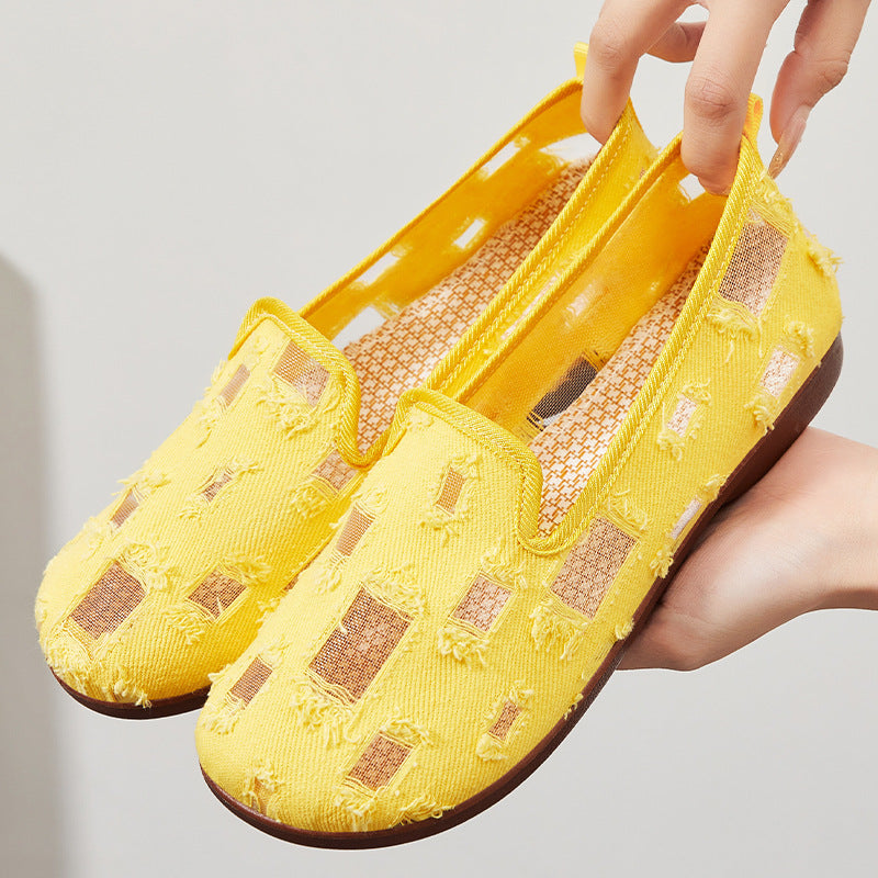 Dame Komfortable Slip-On Fritidsko med fashionable design Stilla