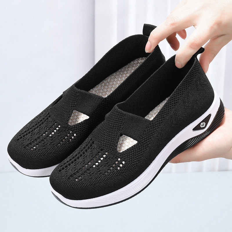 Dame Åndbare Slip-On Sneakers med fleksibel sål og elastisk overmateriale Stilla