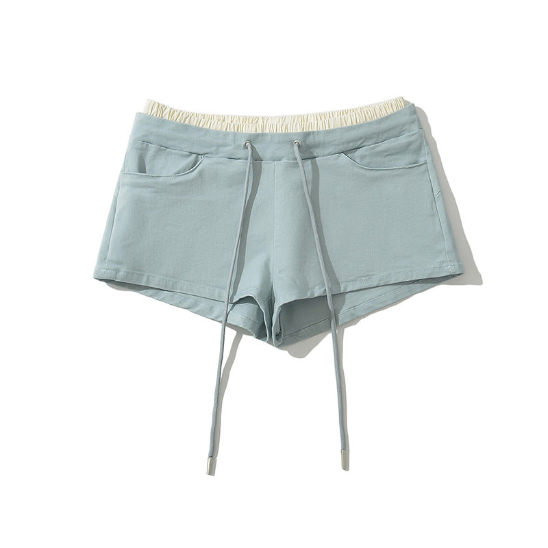 Dame fritidsshorts med elastisk talje og justerbar snor Stilla