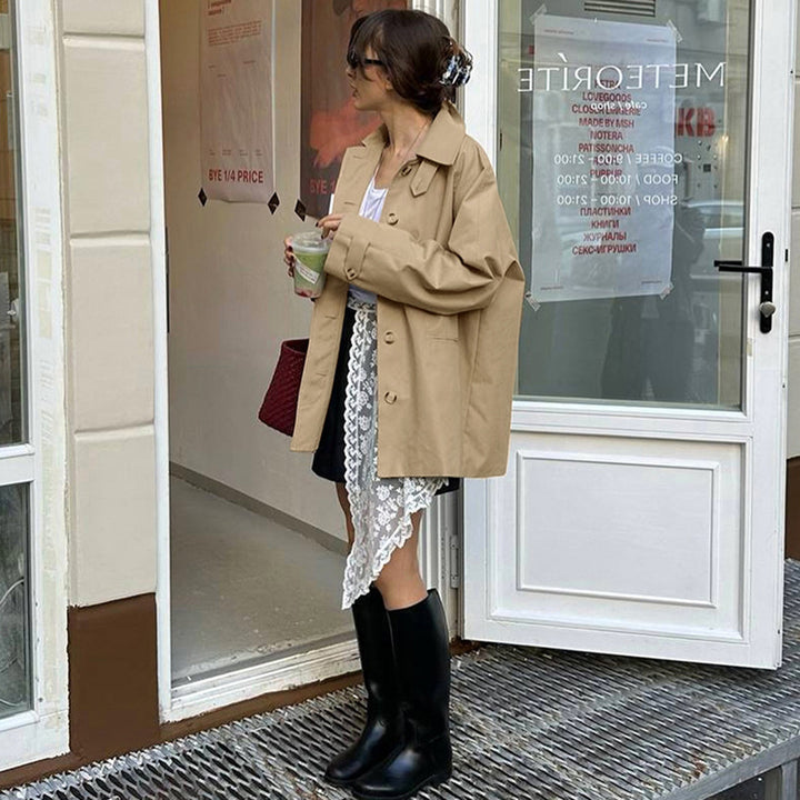 Dame Oversized Blazer med moderne snit og alsidigt design Stilla
