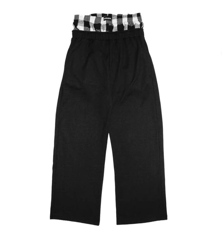 Damer brede joggingbukser med elastisk talje og højkvalitets bomuld Stilla