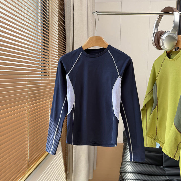 Kvinders sporty langærmet skjorte med innovativt ventilationssystem Stilla