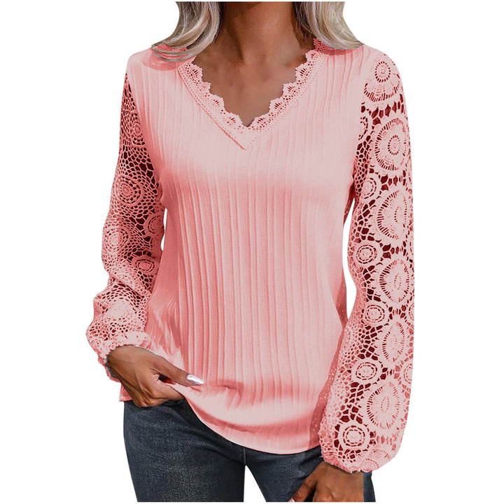 Dame trendy Bluse med spidser Stilla