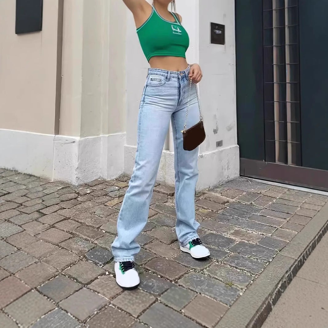 Damer Højtaljede Vide Jeans Stilla