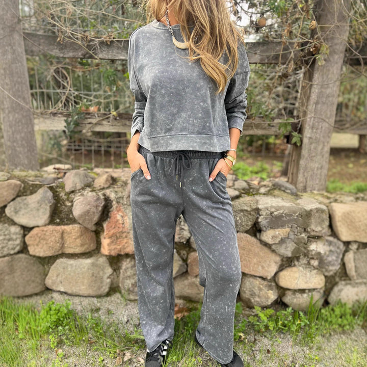 Kvinder Casual Sweatshirt og Jogging Bukser Sæt Skovae