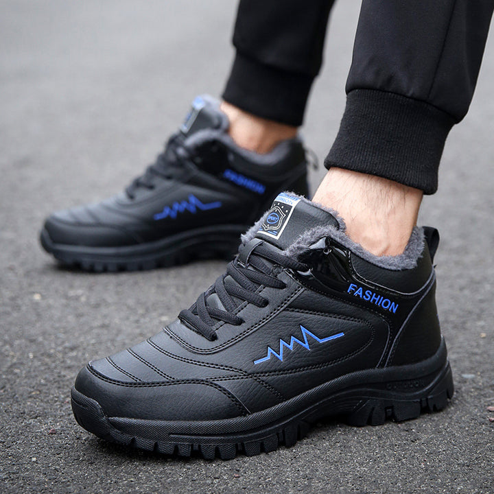 Herre Isoleret Mode Trail Sneakers Stilla
