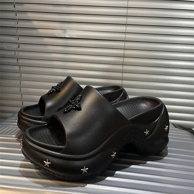 Damer Mode Clogs med pynt Stilla