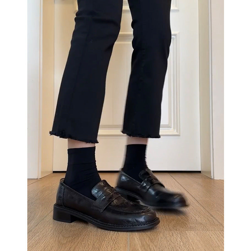 Dame klassiske læder slippers med tidløst stil Stilla