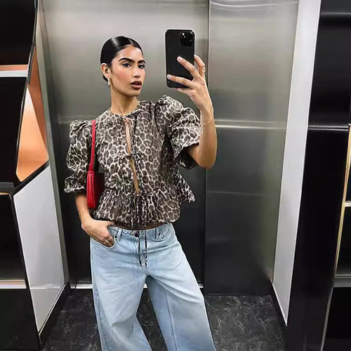 Dame Statement Bluse Stilla