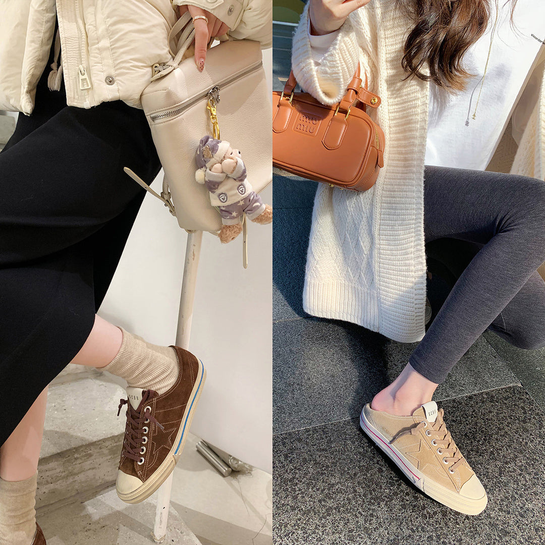 Herrer fritids ruskinds snørebånd sneakers Stilla
