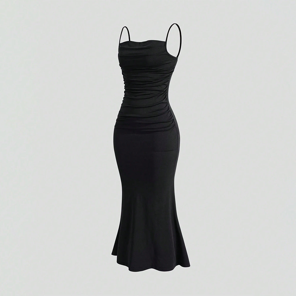 Damer Maxikjole med elegante pagder og off-the-shoulder stropper Stilla