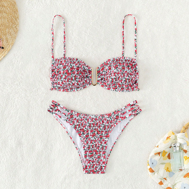 Dame bikini-sæt med raffineret design og fashionable stroppedetaljer Skovae