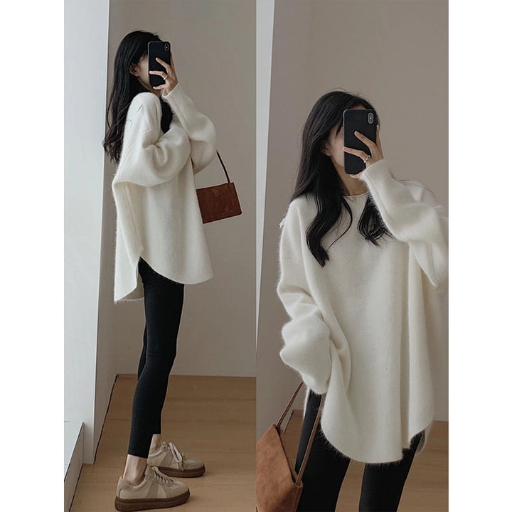 Kvinders oversized hyggesweater med struktureret overflade og afslappet pasform Stilla