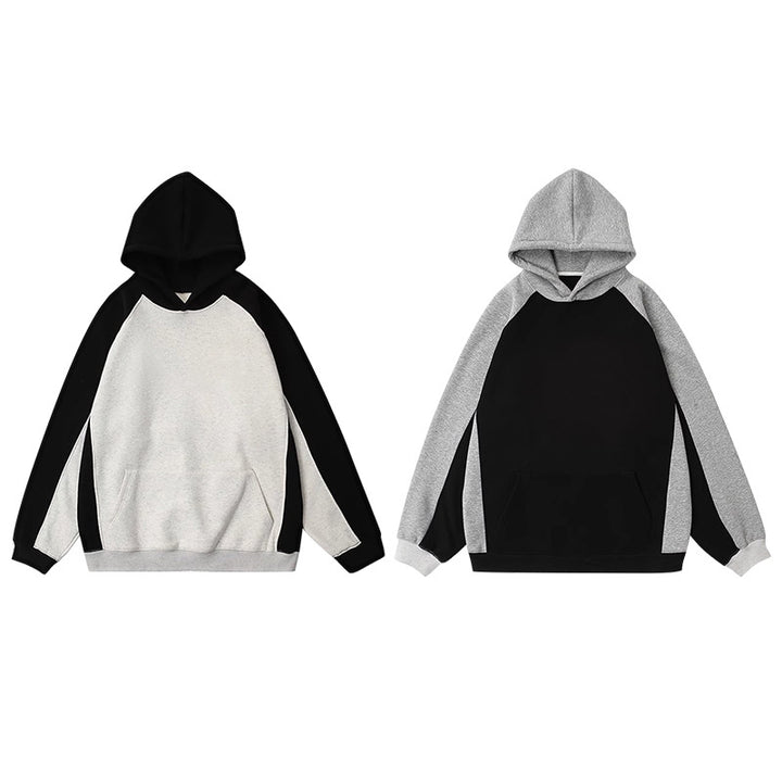 Femme Farveblokeret Snøre Hoodie Stilla