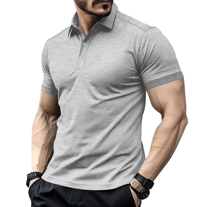 Herrer sporty polo t-shirt med fugttransporterende teknologi Stilla