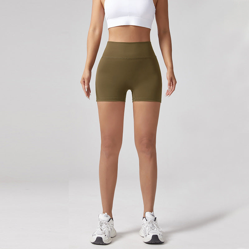 Dame Højtaljede Sportshorts med praktiske Cargo-lommer og figursyet snit Stilla
