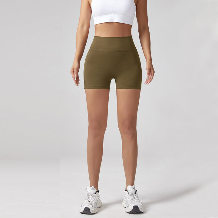 Dame Højtaljede Sportshorts med praktiske Cargo-lommer og figursyet snit Stilla